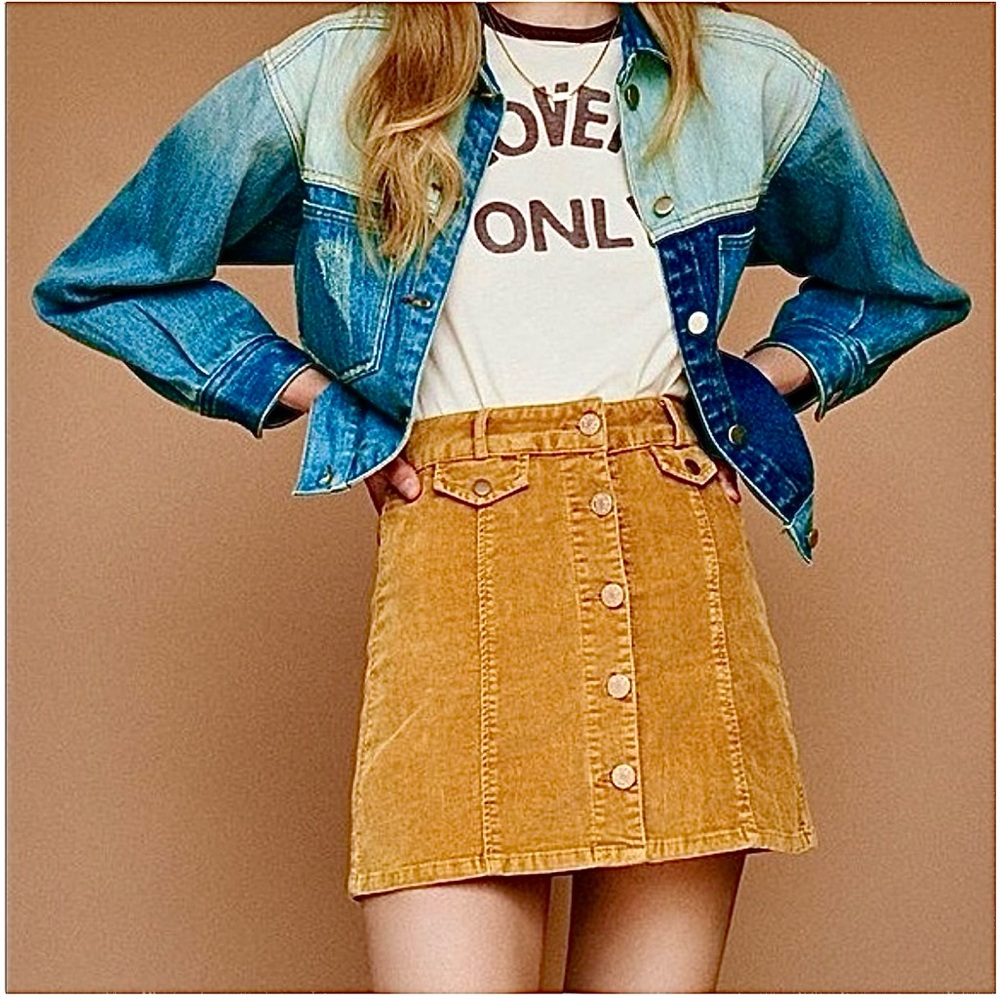 Urban Outfitters corduroy skirt
